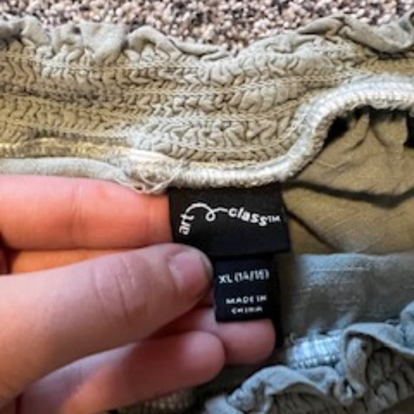 Target Art class green shorts - Picture 2 of 3